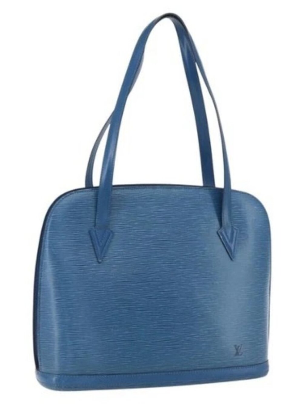 LOUIS VUITTON Epi Lussac Shoulder Bag Blue M52285 LV Auth 171087